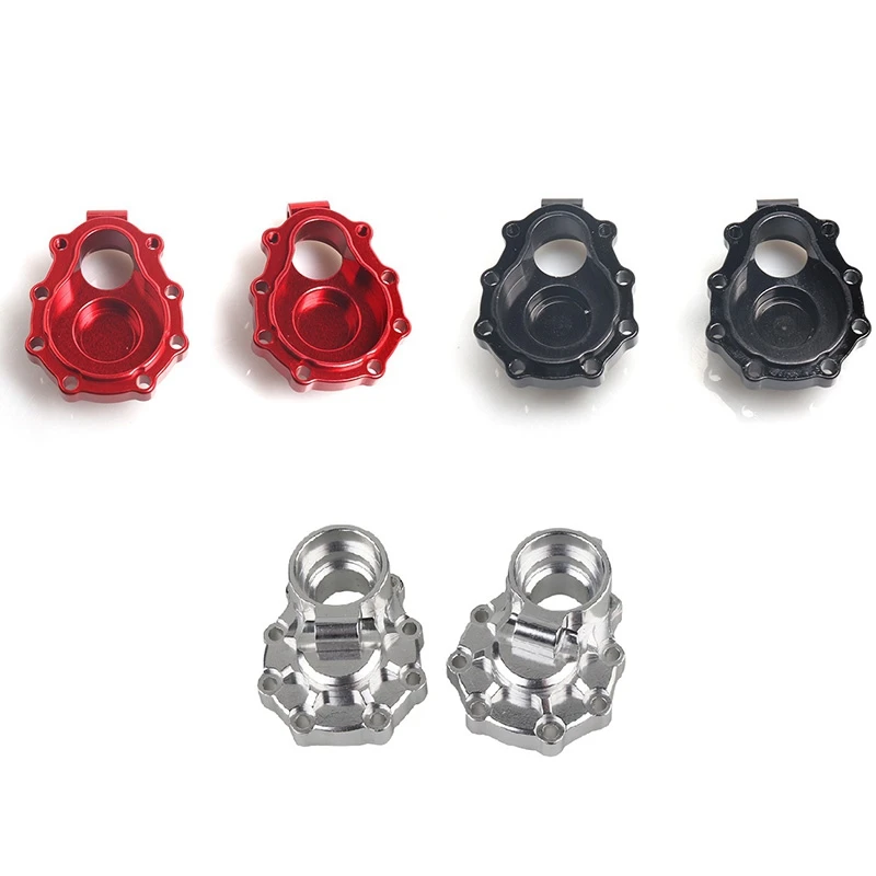 

for TRX4 2Pcs Aluminum Alloy Inner Rear Portal Drive Housing for 1/10 RC Crawler TRX-4,Red