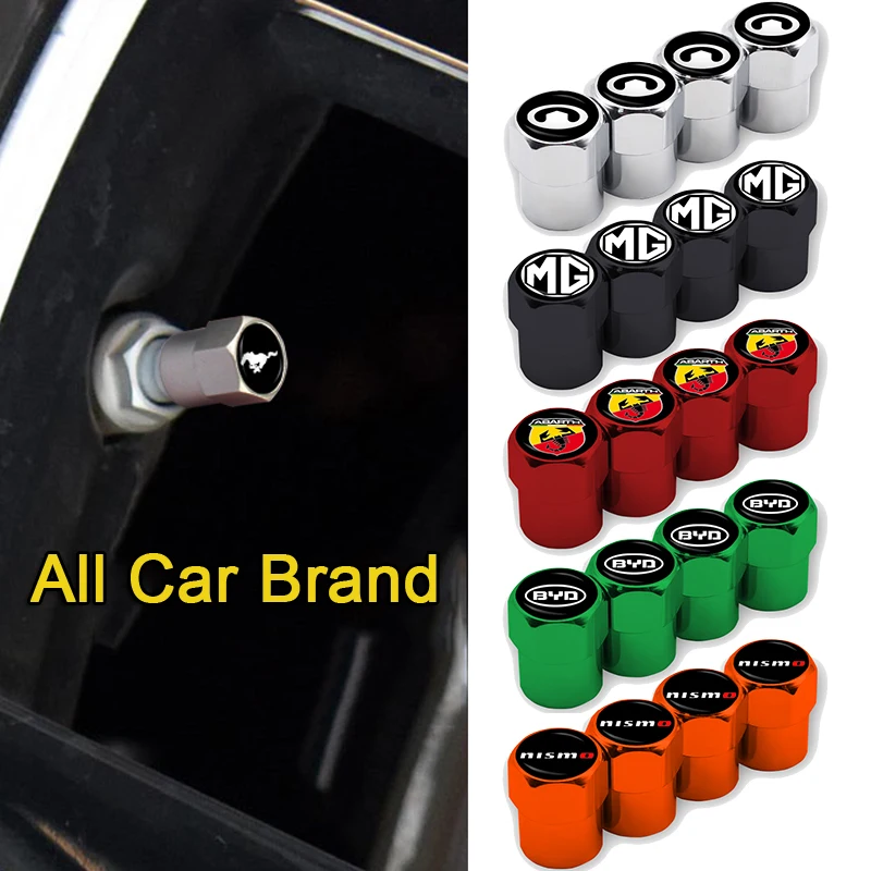 4 шт. алюминиевые колпачки для клапанов MG Accessories GT EZS Hevtor MG3 MG5 MG6 MG7 TF ZR ZS ES HS GS |