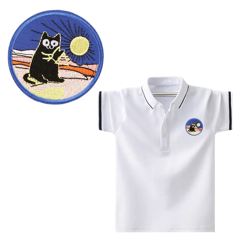 Сексуальная девушка космический значок теплопередачи патчи для полосатой