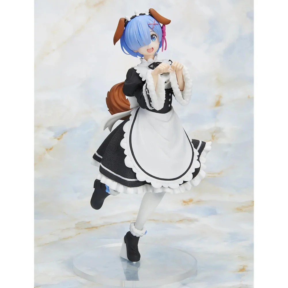 

Фигурка Rem Re:Life In A в другом мире Tronzo Original Taito, 20 см, фигурка щенка, модель, игрушка в подарок