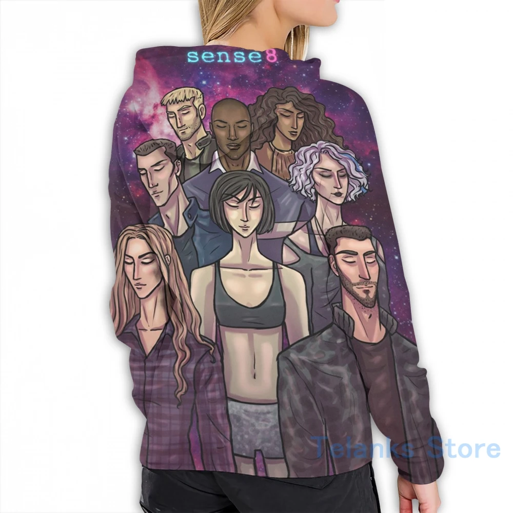 Женская Повседневная Толстовка с капюшоном и принтом | Мужская одежда