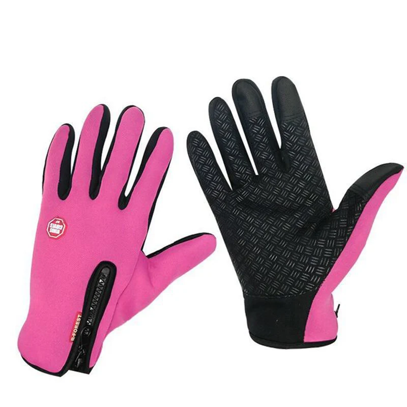 

2021 Gloves Man Cycling Winter Full Woman Touch Screen Warm Waterproof Gel MTB Motocross Gloves For Sports Bicycle Cycling Goods