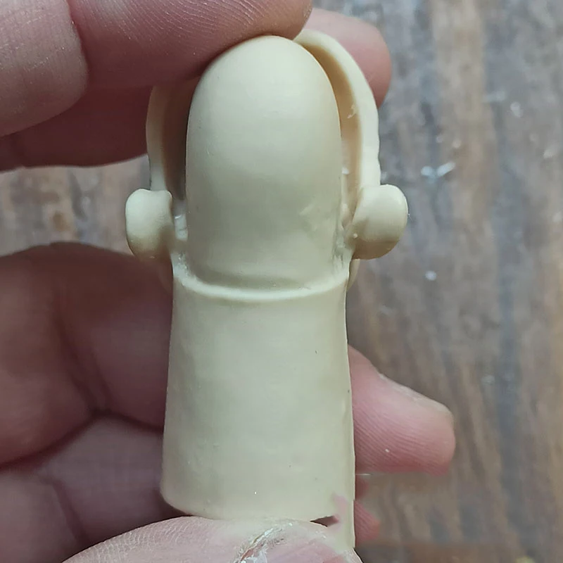 Лидер продаж Мужская скульптура клоуна голова Неокрашенная белый цвет для