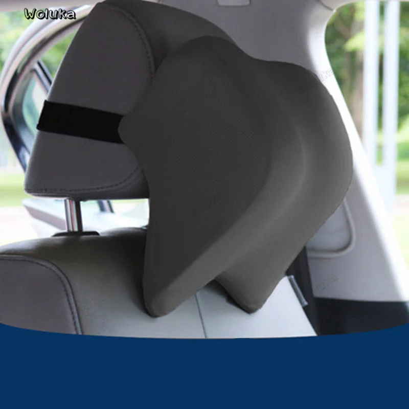 Автомобильная подушка для шеи на подголовник сиденья поясничная в авто из пены с