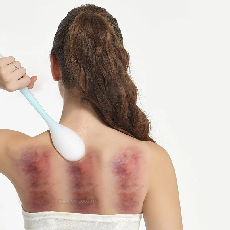 Хлопать меридианы хлопать ладонями коснитесь спины массажер силикагель молоток