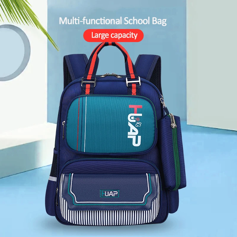 Новые детские школьные сумки для мальчиков и девочек, рюкзак для школы детская школьная сумка От 6 до 13 лет учащихся начальной школы Mochila с Ка...