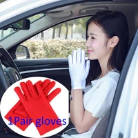1pair high elastic jewellery gloves show etiquette work spandex cycling bike car riding moto gloves equipment outdoor sports new