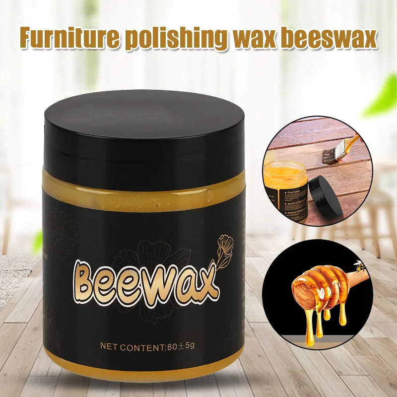 

Деревянная приправа Beewax, натуральный традиционный пчелиный воск для очистки мебели TN99