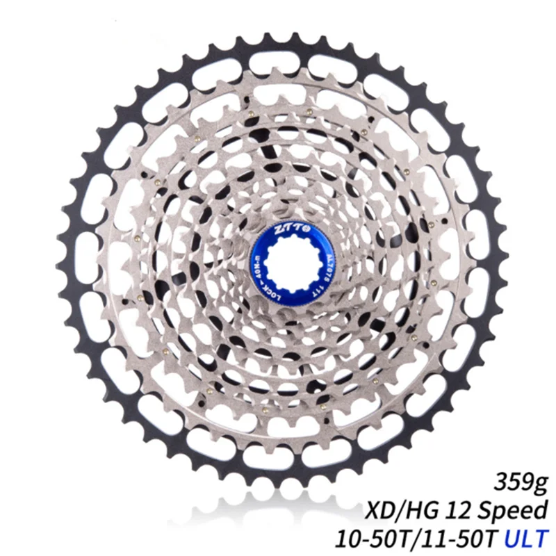 

Кассета ZTTO Ultimate MTB с 12 скоростями, 10-50T 11-50T ulxd кассета, 12 Скоростей, совместимая с HG Hub для горного велосипеда GX Eagle M9100