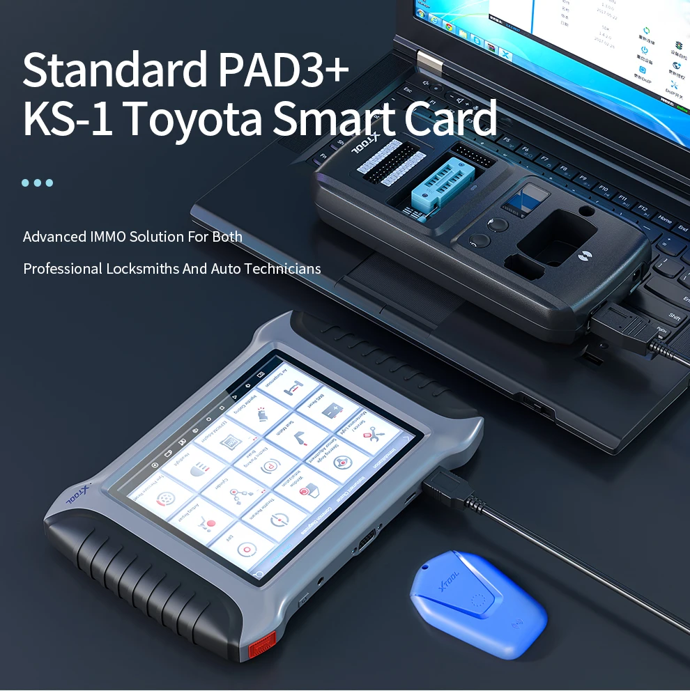 XTOOL KC501 Профессиональный OBD2 чип и ключевой программатор ЭБУ считыватель работает