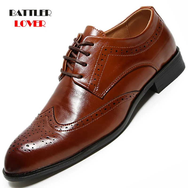 2020 Роскошные Брендовые мужские оксфорды кожаные модельные туфли официальные