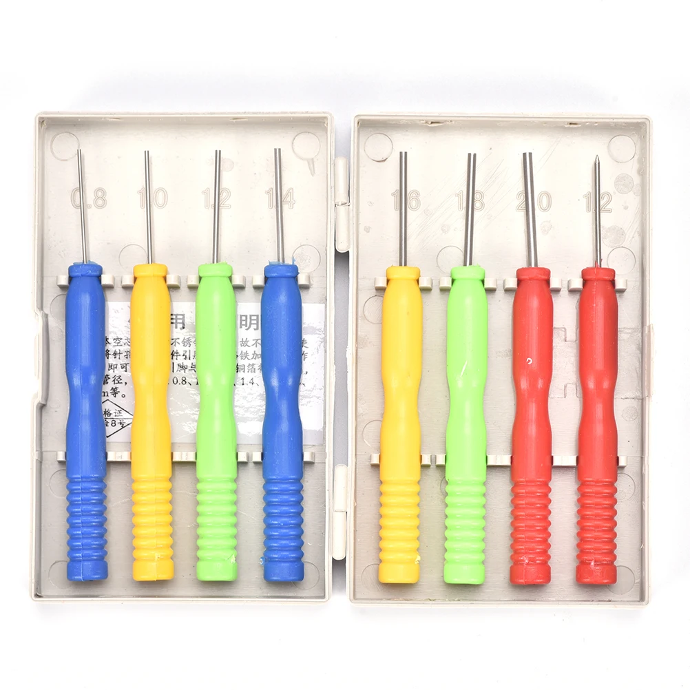 

8 Pcs/Lot Stainless Steel Non-stick Tin Hollow Core Needle Kits For Soldering Assist Tools Good Quality