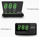 Ar GPS Спидометр C60 C60S C90 C1090 Hud Дисплей автомобильный Hud с сигнализацией скорости время вождения цифровой местное время кмч MPH