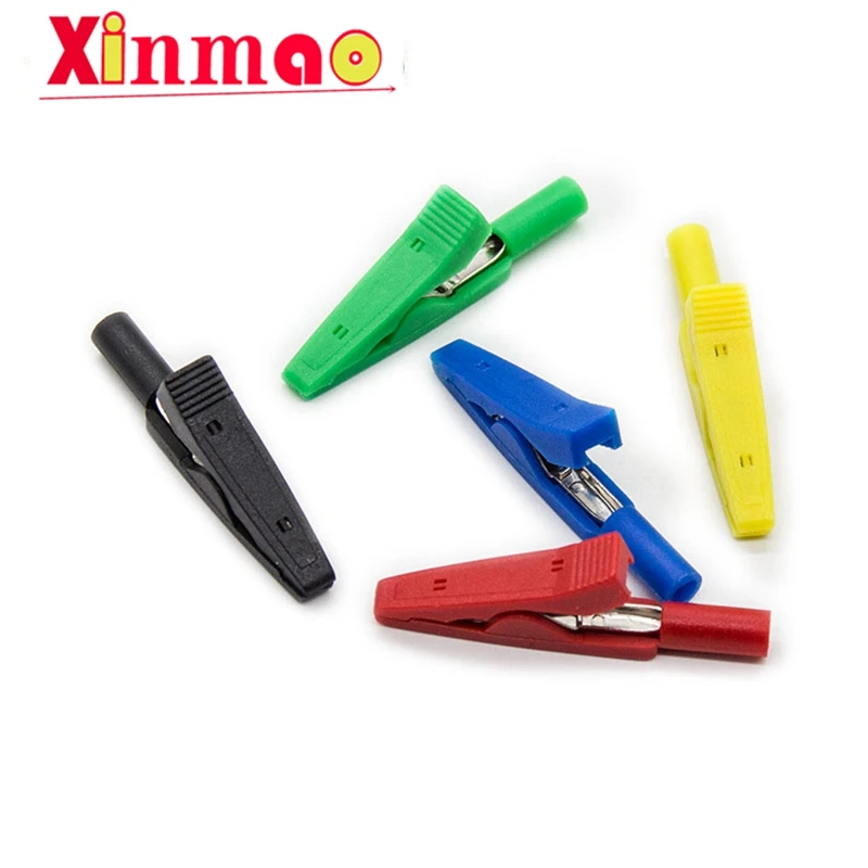 Изоляция с открытым отверстием 5 мм сварной крокодиловый зажим 2 разъемом прямой