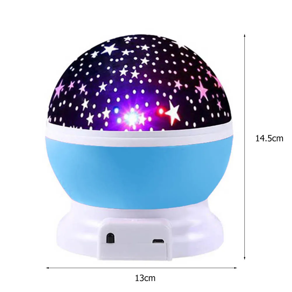 USB Rechargeable Starry Sky Projection Light Children Bedroom Star Night Lamp Bluetooth Audio Projector with Remote | Лампы и