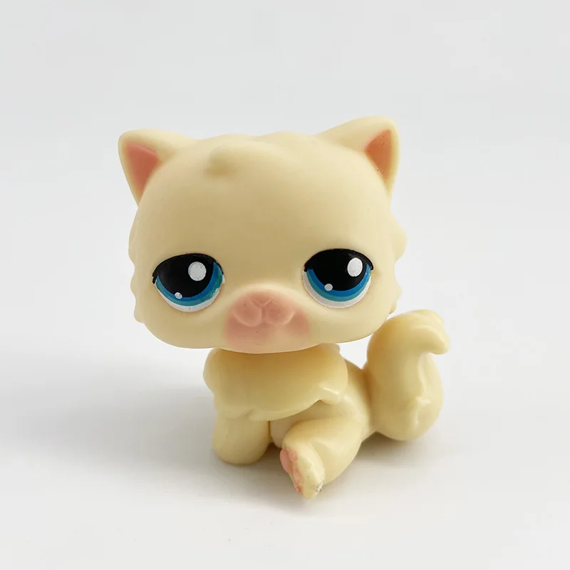 Игрушки lps pet shop редкие стоячие котенок с короткой шерстью розовый #2291 серый #5