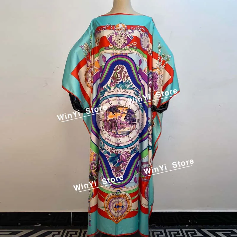 MIddle East Dresses For Women 2020 Fashion Design Loose Dress Batwing Maxi Long Femme Vestidos Summer Autumn Party Elegant Dress