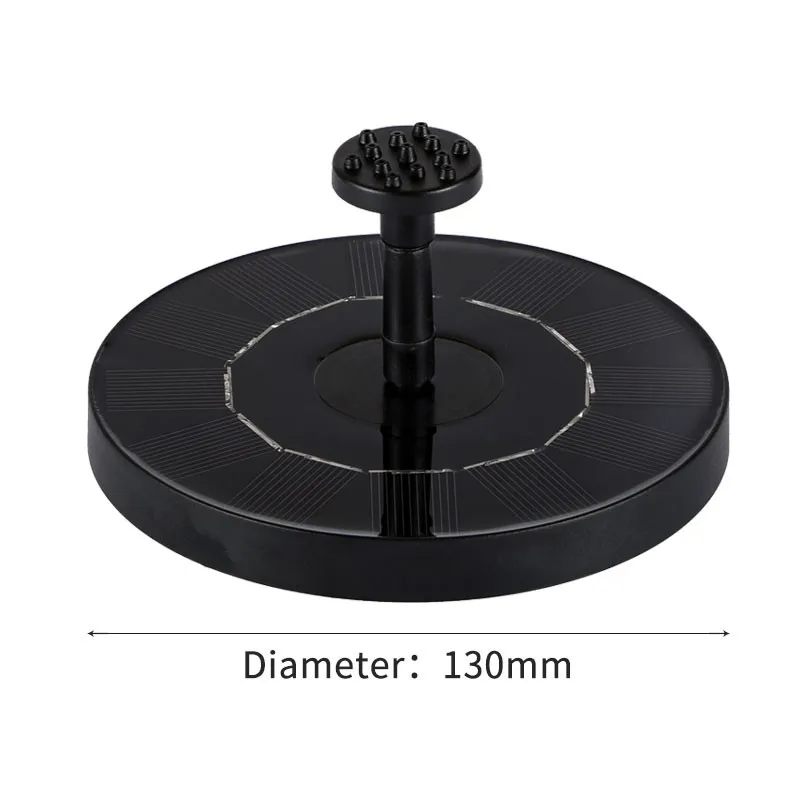 Solar Powered Fountain Pump 1W Free Standing Floating Bird Bath Water Pumps for Garden #C | Дом и сад
