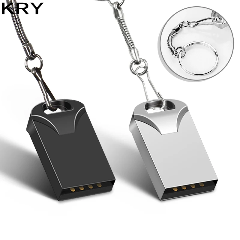 Мини металлический USB флеш накопитель 64 ГБ 32 16 8 портативный накопитель|USB