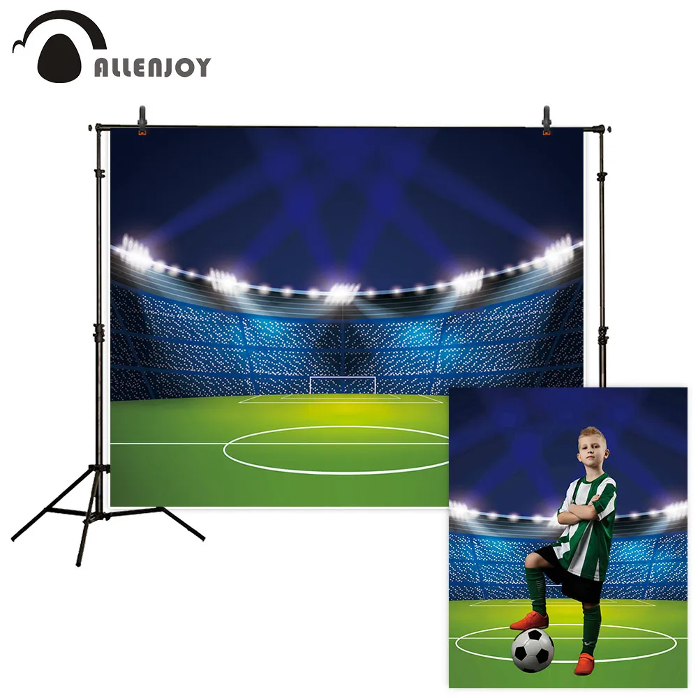 

Allenjoy background photography football field player baby birthday studio photocall backdrop photophone photobooth