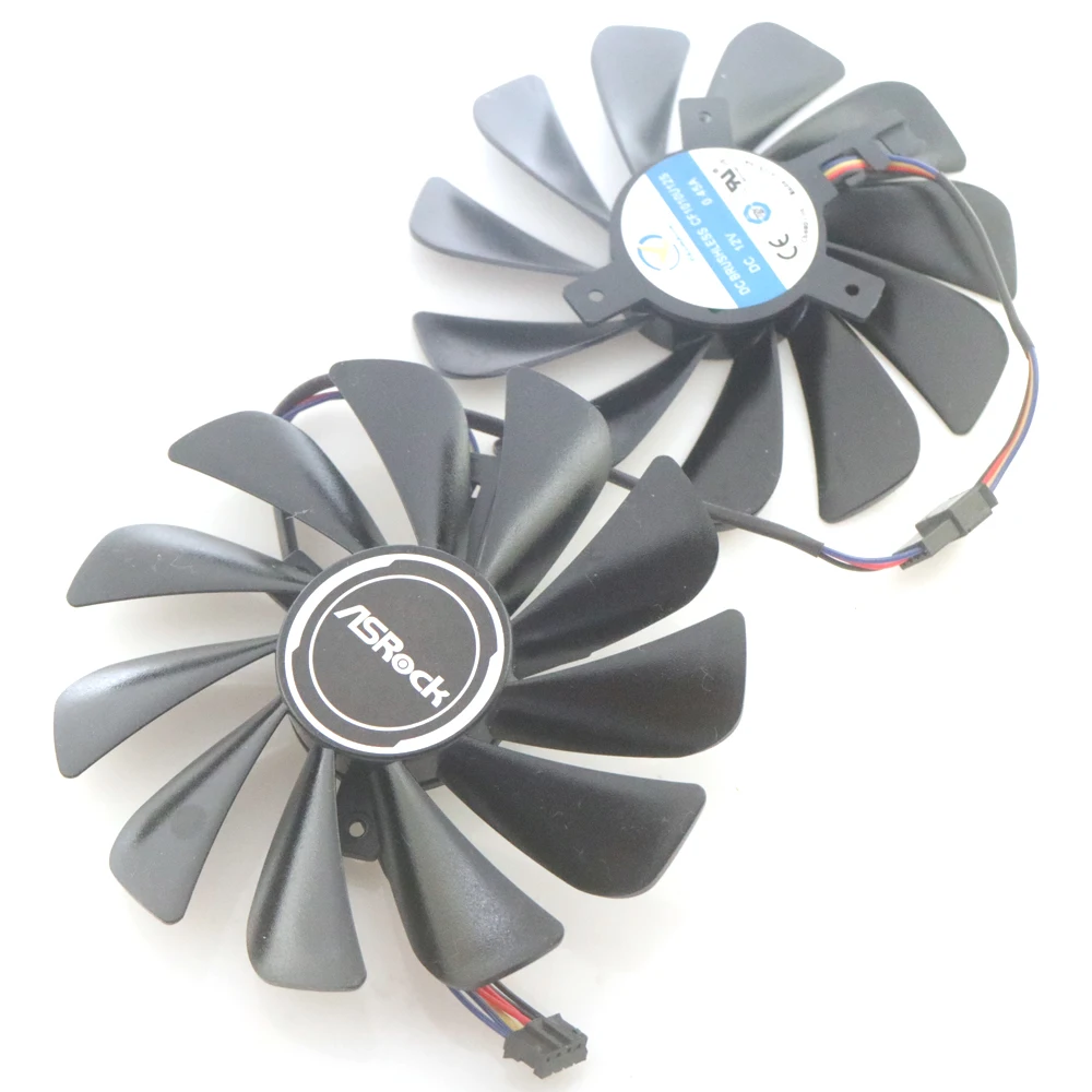CF1010U12S 12 В 0 45 а 95 мм 4-контактный VGA вентилятор для графической карты ASROCK RX5700 RX5700XT