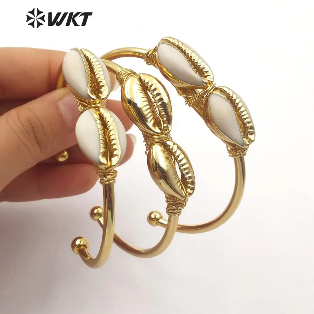 Женский браслет ручной работы с гальваническим покрытием под золото|Браслеты| |