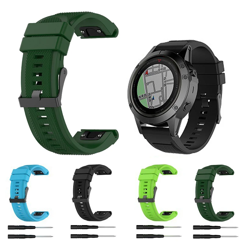 20 22 26 мм быстрый и легкий ремешок для Garmin Fenix 6x5x6 5 3 3HR 6S 5S аксессуары смарт часов