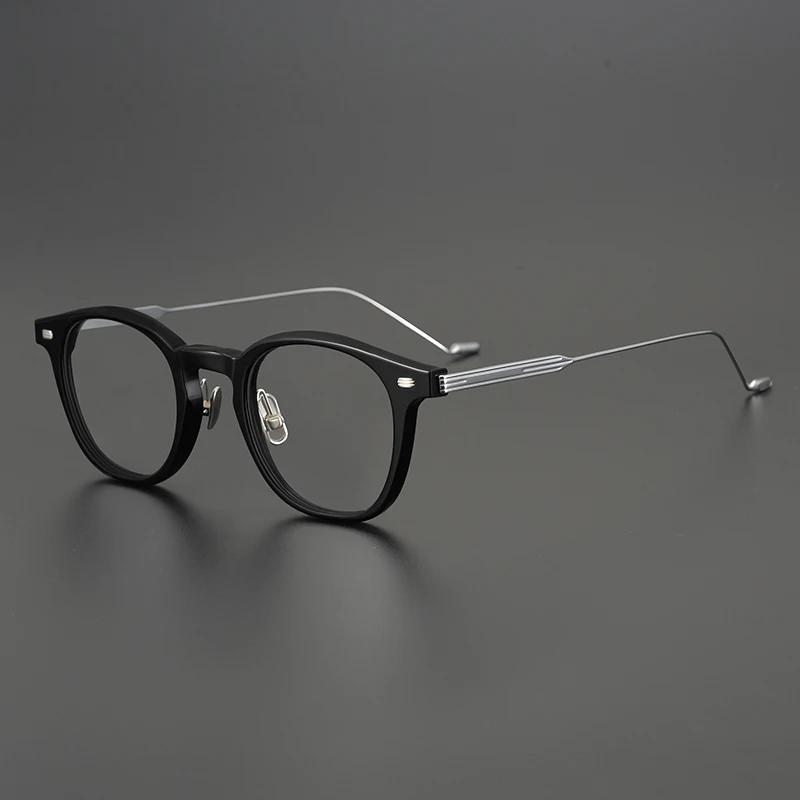 

Retro Square Titanium Acetate Prescription Glasses Frame Men Myopia Optical Eyeglasses Women Korean Luxury Brand Design Eyewear