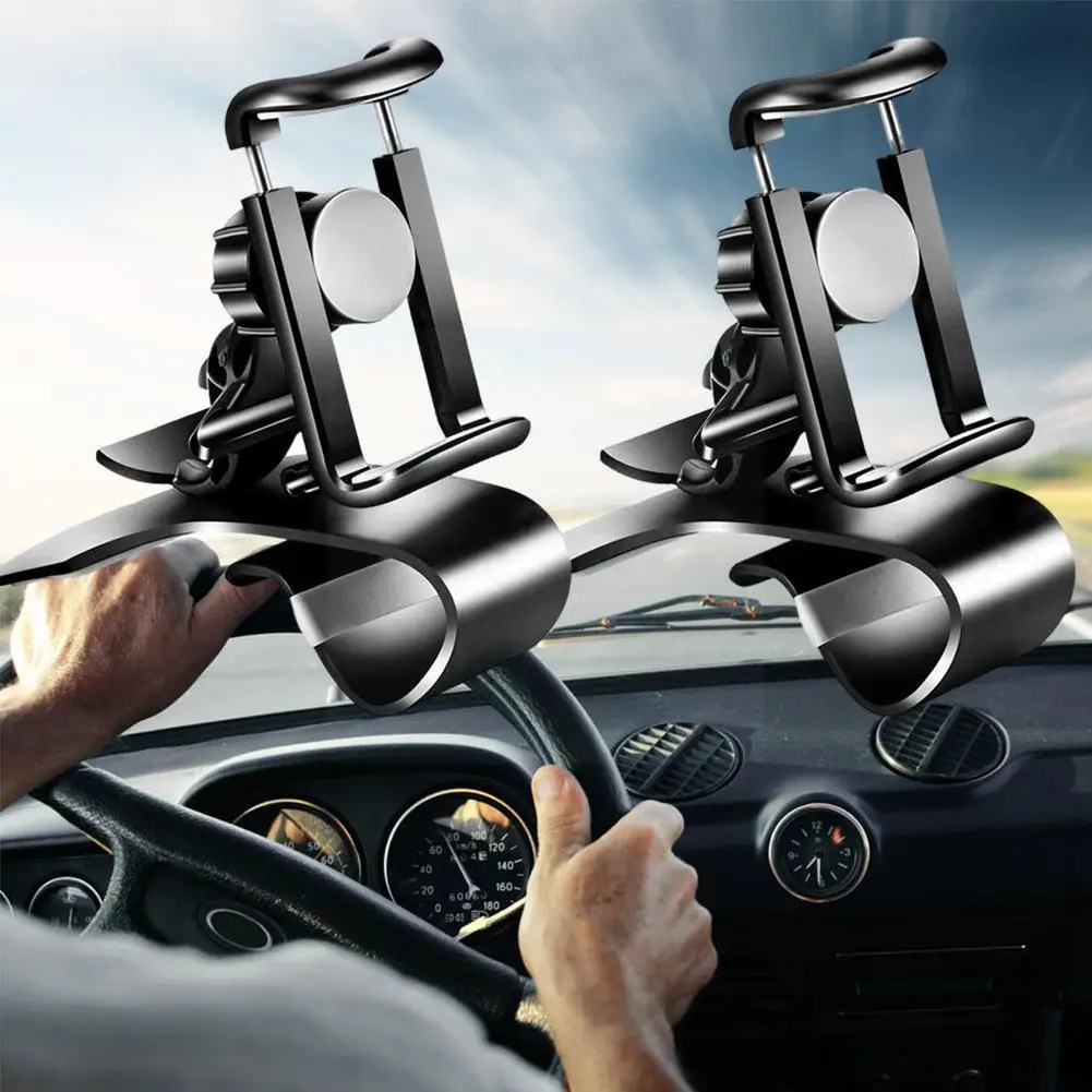 

360 Rotation Car Phone Holder Mount Stand GPS Mobile Cell Support For IPhone Xiaomi Redmi Huawei adjustable Holder Stand Z8M7