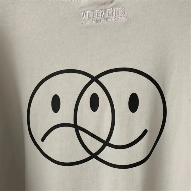 Большие размеры магазин вещей не счастливая грустная футболка для мужчин и