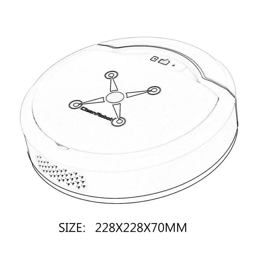 

Intelligent Automatic Sweeping Robot Household USB Rechargeable Automatic Smart Robot Vacuum Cleaner Automatic Sweeping Machine