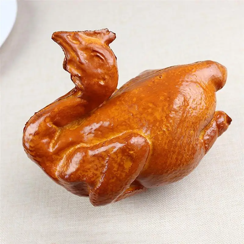 Имитация поддельных куриц модель еды украшение для стола закуска искусственное