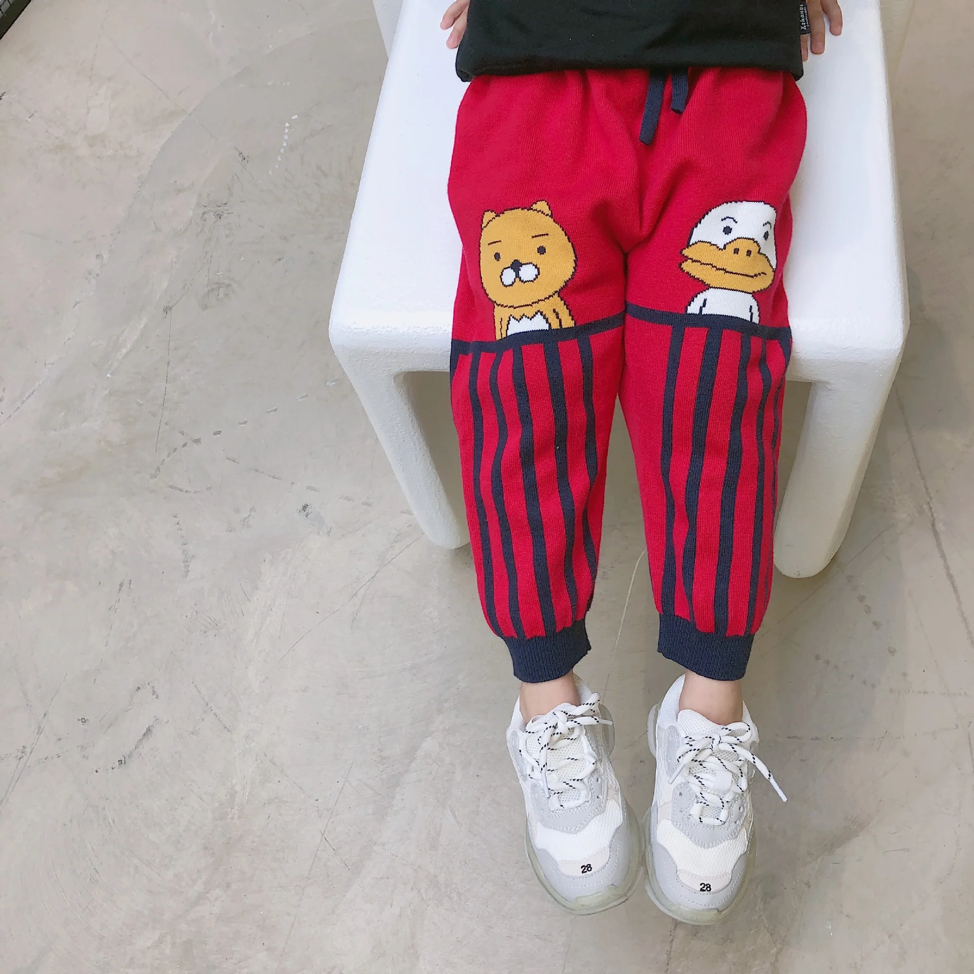 Осенне-зимняя одежда Tonytaobaby новинка детская Мультяшные милые Повседневные