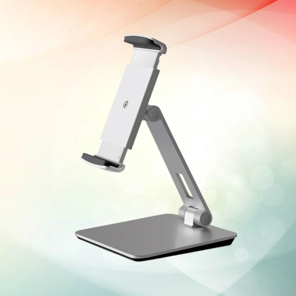 

21.5x16cm Creative Mobile Phone Support Adjustable Support 4-14 Inch Lazy Bracket Silver