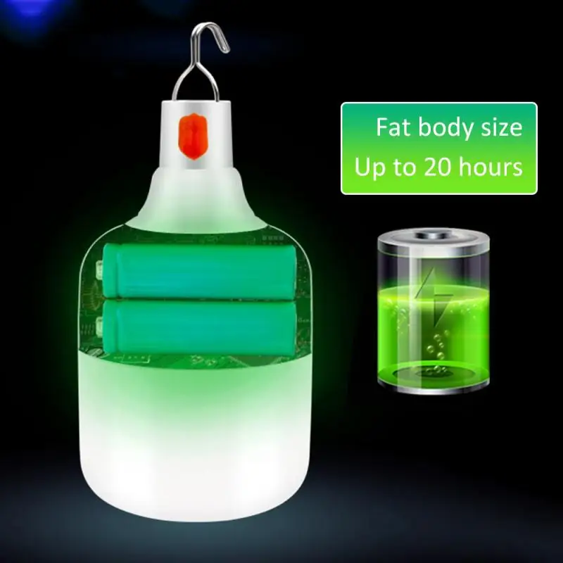 1pcs Rechargeable Portable Chargeable Removable LED Lamp Emergency Night Market Light Outdoor Camping Home Different Models | Лампы и