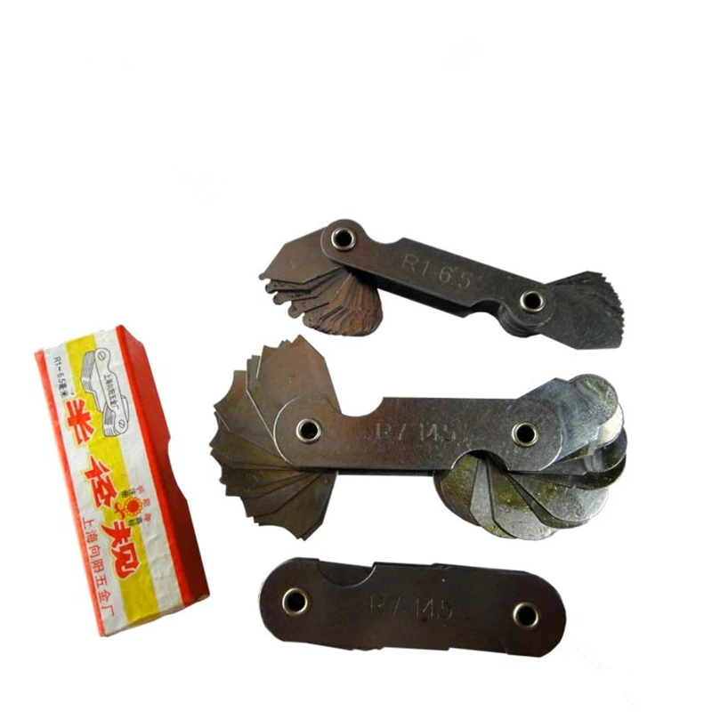 R1-R6.5/R7-R14.5/R15-R25 Radius Gauge Sample R with 1-25 Blades Range for Industrial Measurement | Инструменты