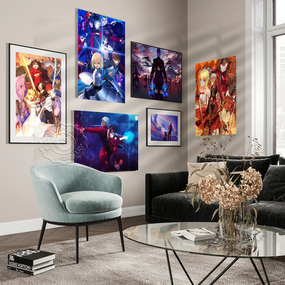 Плакат Картина на холсте Fate Stay Nigh коллекция подарков для фанатов Настенный декор