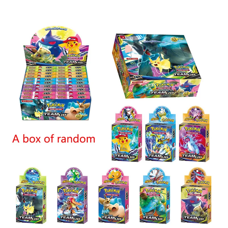 Карты Pokemon GX EX MEGA 33 шт./компл. Коллекционная игра для детей дома Пикачу карточная