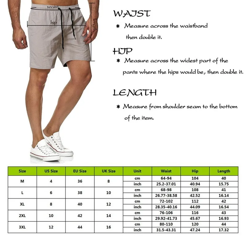 

2021 Summer Hot Shorts Men's Solid Color Shorts Men's Summer Loose Breathable Casual Shorts Beach Shorts Large Size