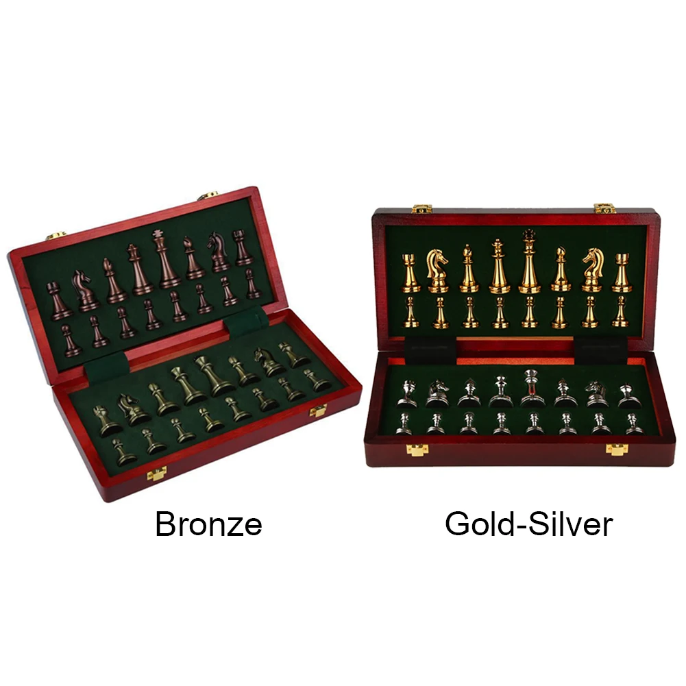 Роскошный набор шахматных фигур средневековых размеров для взрослых и детей