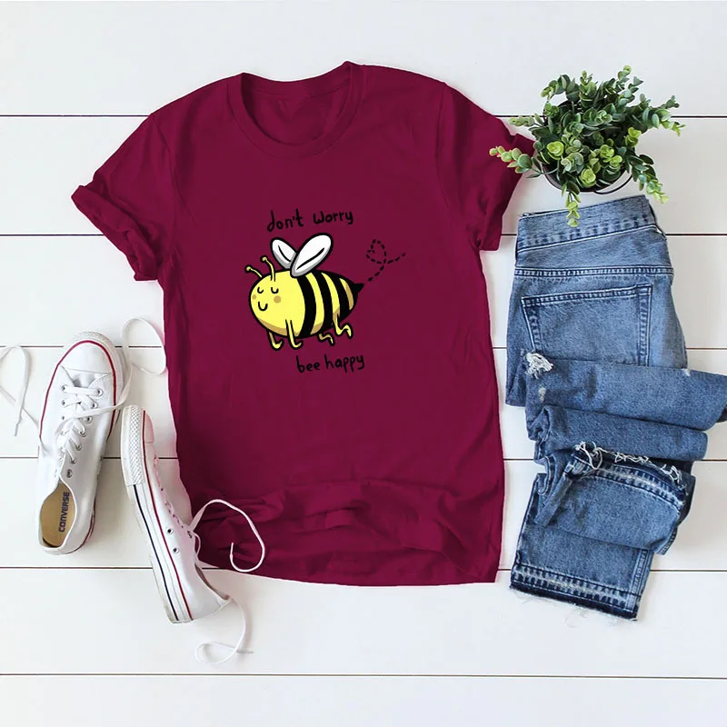 

Women T-Shirt Top Casual Hot Women Sunmmer Clothing Cartoon-Print Tshirt for Women Soft Cotton Tops Womens Streetwear 2021