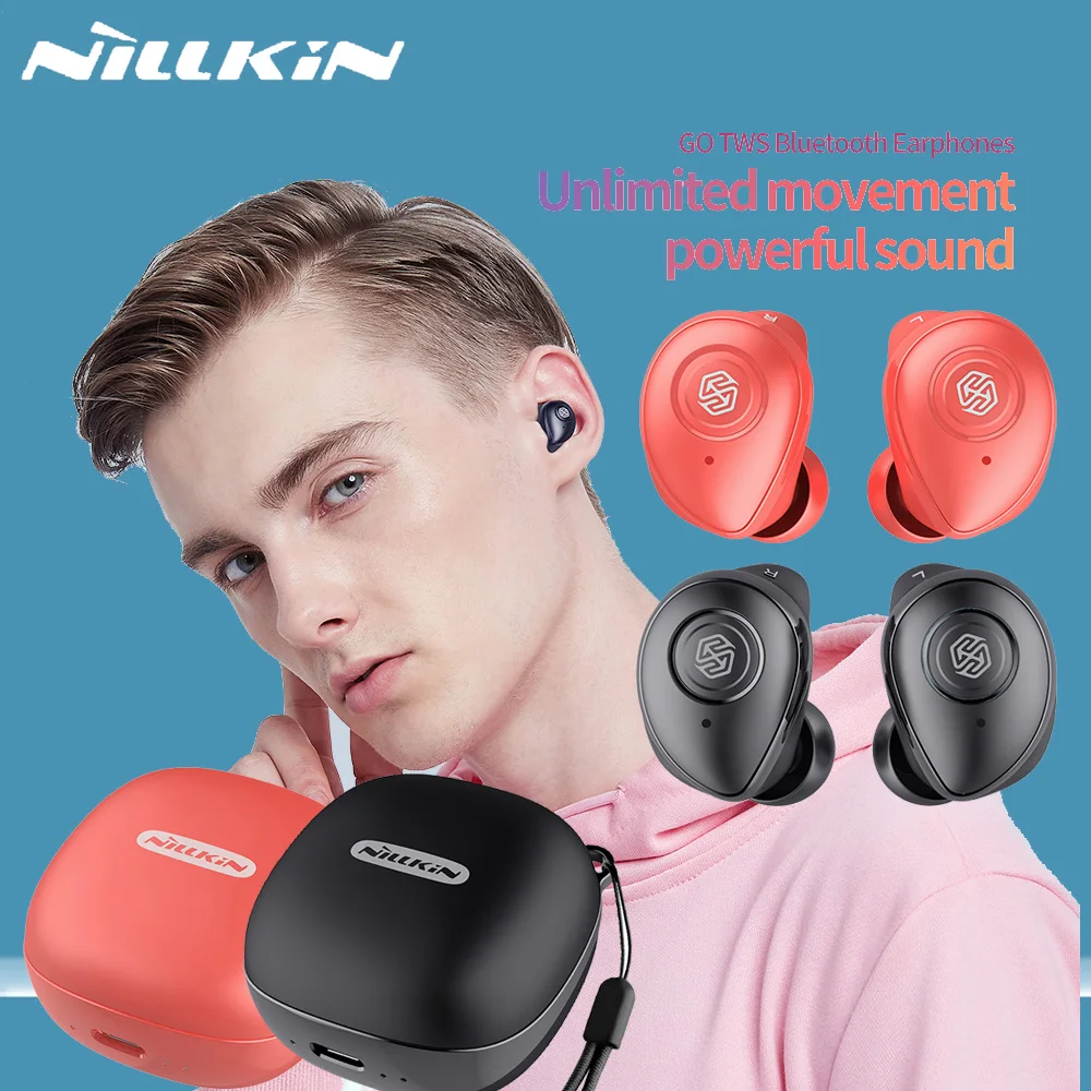 NILLKIN True беспроводные наушники TWS Bluetooth 5 0 в ухо IPX5 Спортивная головка набор стерео