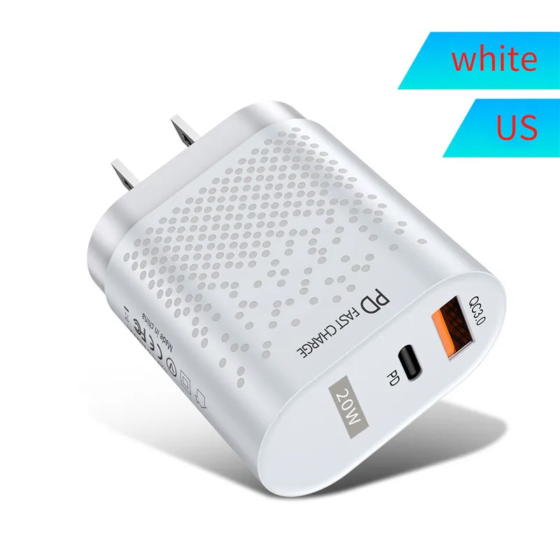 Зарядное устройство PD 20 Вт USB Type C для iPhone 12 Pro Max Mini быстрая зарядка 3 0 QC стандартная