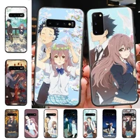 yinuoda a silent voice phone case for samsung s10 21 20 9 8 plus lite s20 ultra 7edge