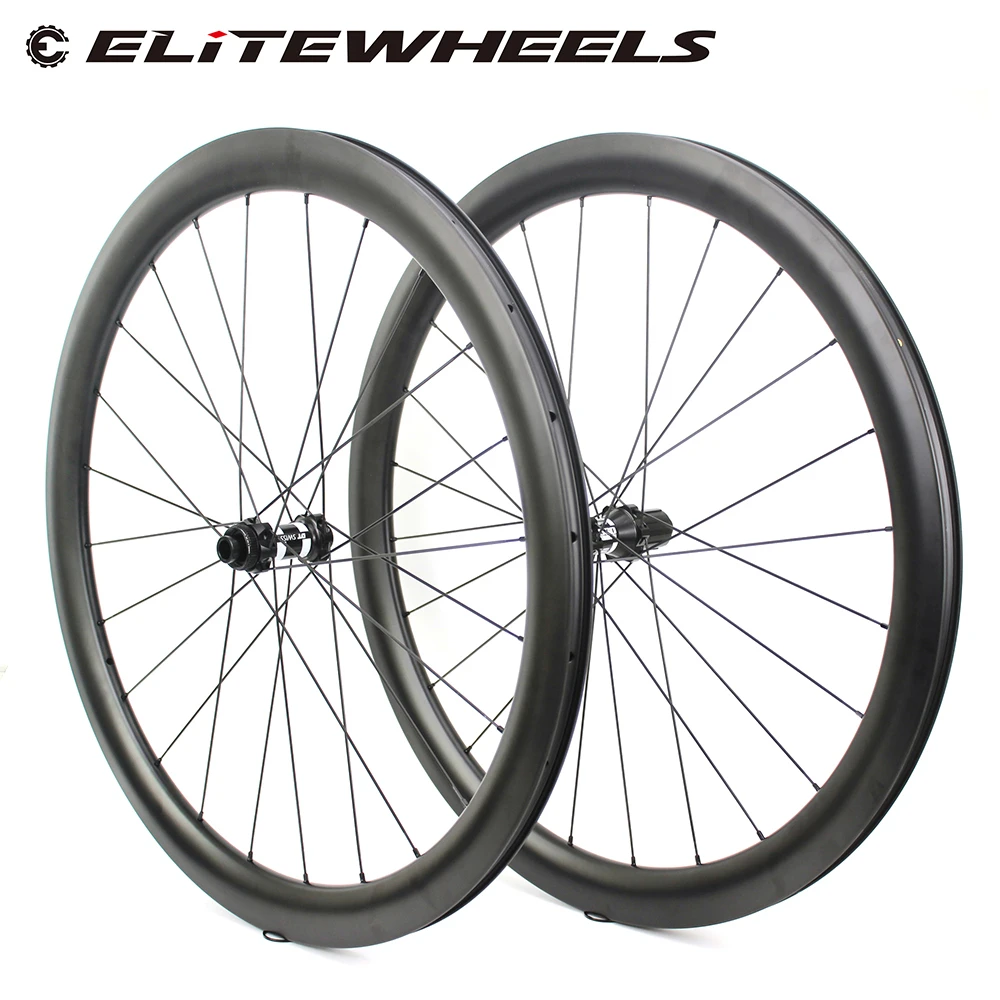 

ELITEWHEELS DT Swiss 350 Road Disc Carbon Wheels 6-bolt Or Center Lock Cyclocross Wheelset 47mm Depth Brake Bike Bicycle Wheel