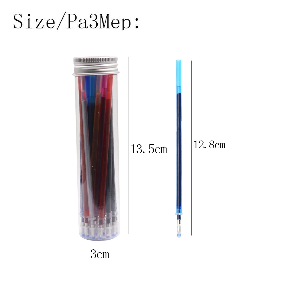 

25/50pcs Disappearing Ink Fabric Marker Pen 8 Color Water Erasable Pens Refill for Quilting Sewing Dressmaking Cross Stitch Tool