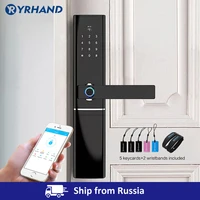 keyless waterproof fingerprint smart lock electronic intelligent biometric door lock