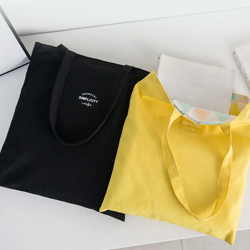 

Мелочи, новинка, двухсторонняя карманная Экологичная сумка, двойная Льняная сумка для покупок, двухцелевая хлопчатобумажная сумка для хран...