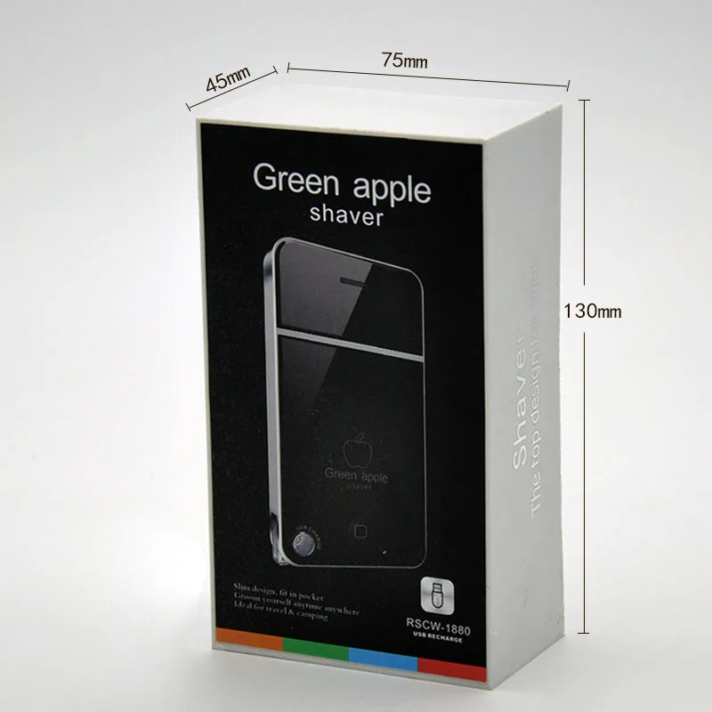 Kemei электробритва, мини USB бритвенный станок, зарядка, Беспроводная Машинка для стрижки усов, портативный мужской триммер для бороды 40D