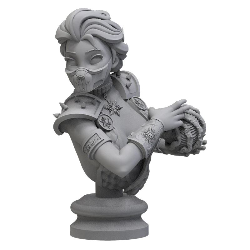 

60mm Resin Model Kits Girl Bust Unpainted No Color RW-353